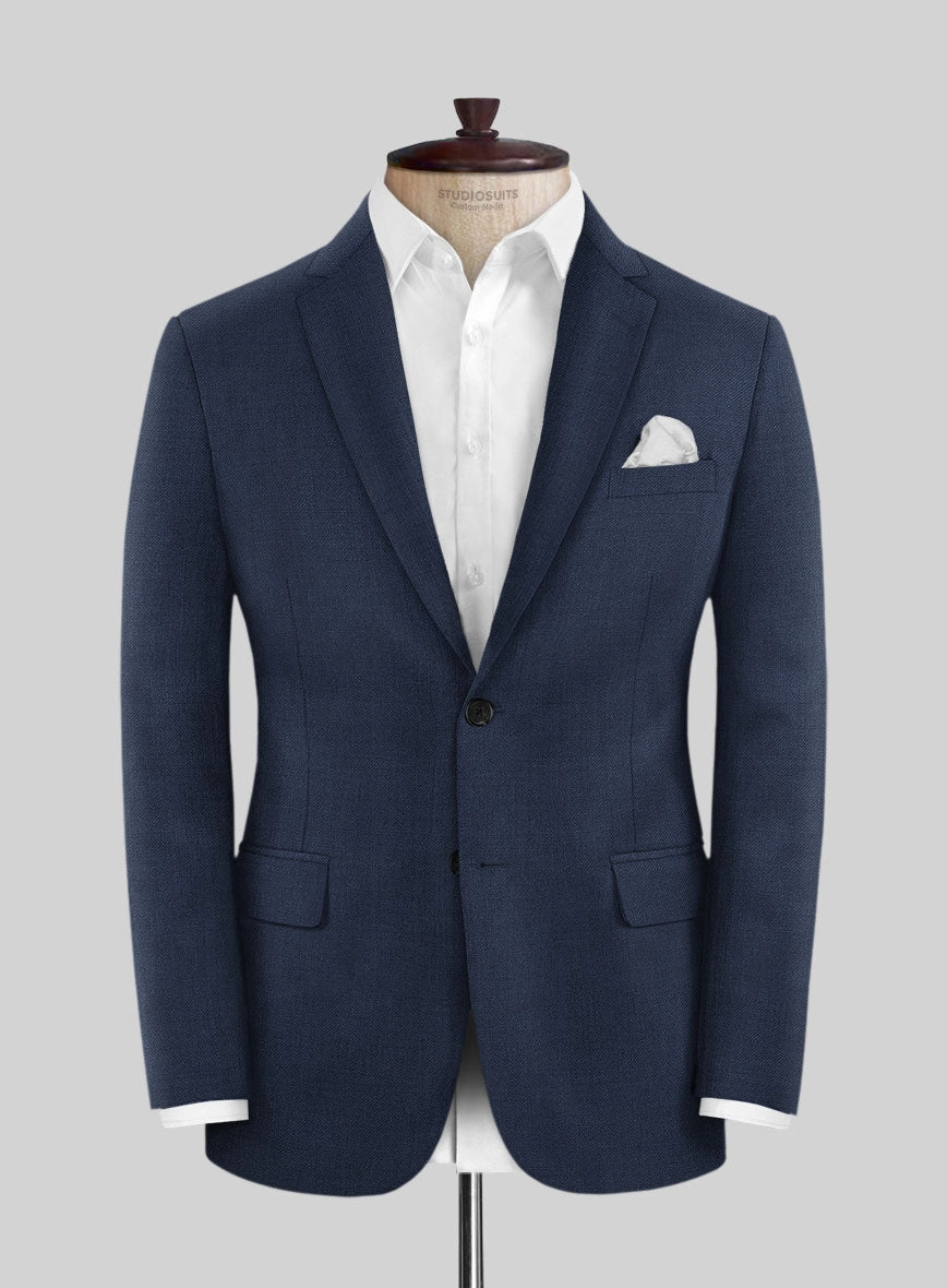Napolean Stretch Royal Blue Wool Suit