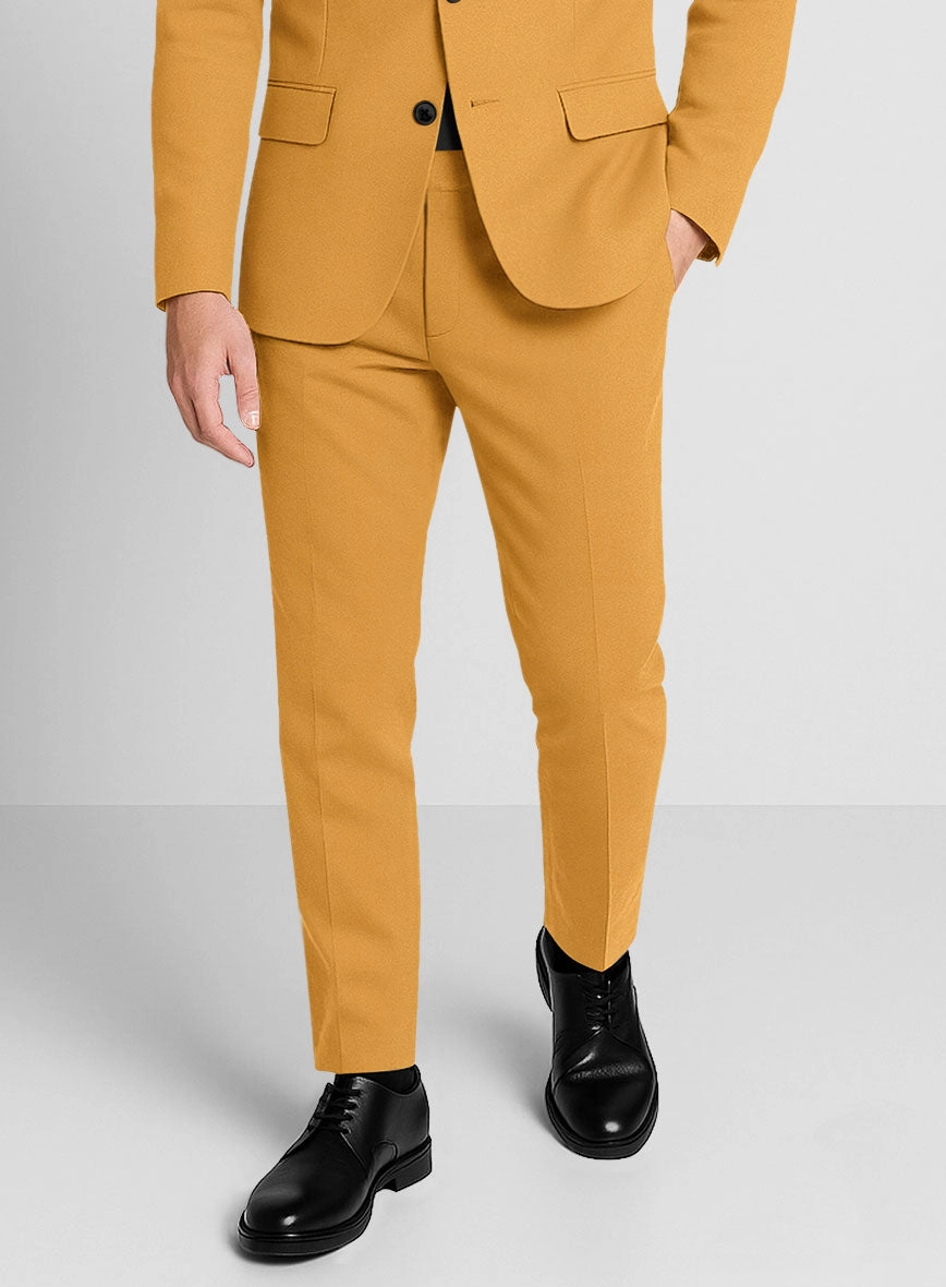 Ochre Napoli Stretch Light Weight Cotton Suit