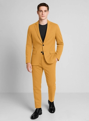 Ochre Napoli Stretch Light Weight Cotton Suit