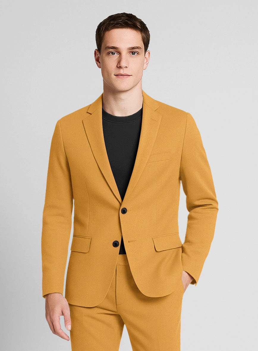 Ochre Napoli Stretch Light Weight Cotton Suit