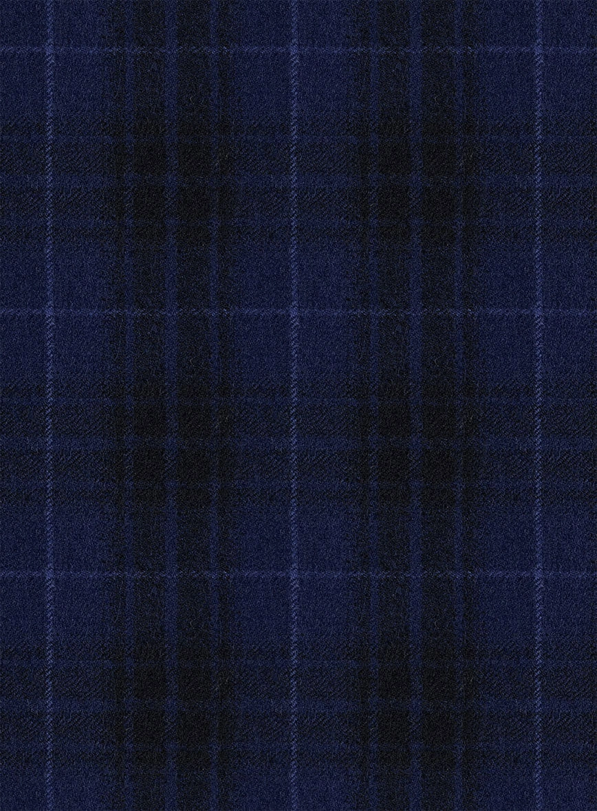Reda Ballio Blue Checks Wool Suit