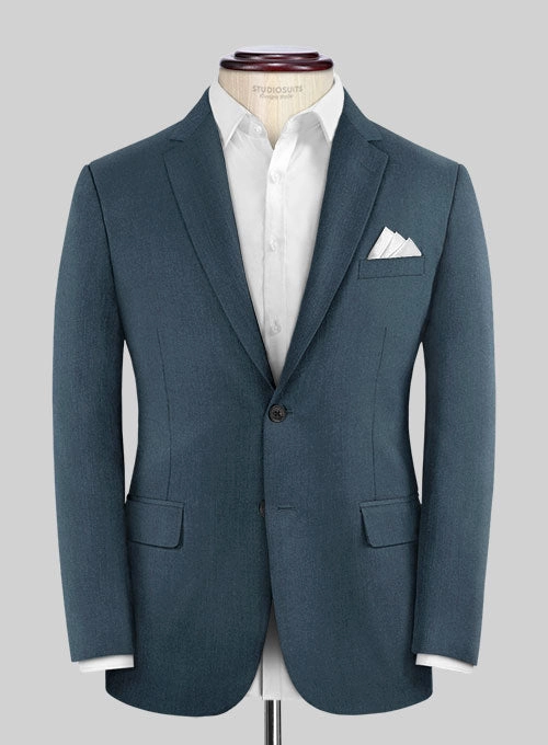 Reda Ebony Blue Wool Suit