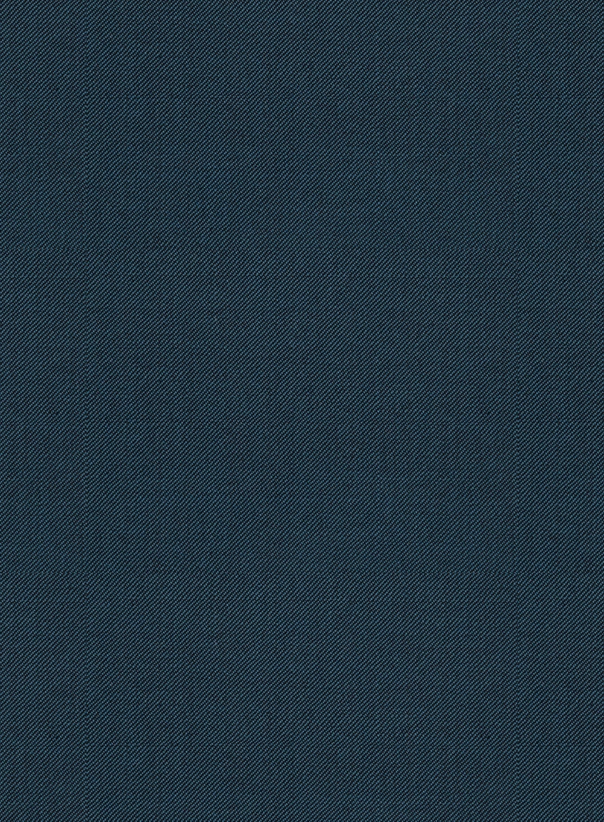 Reda Flexo Teal Blue Wool Suit