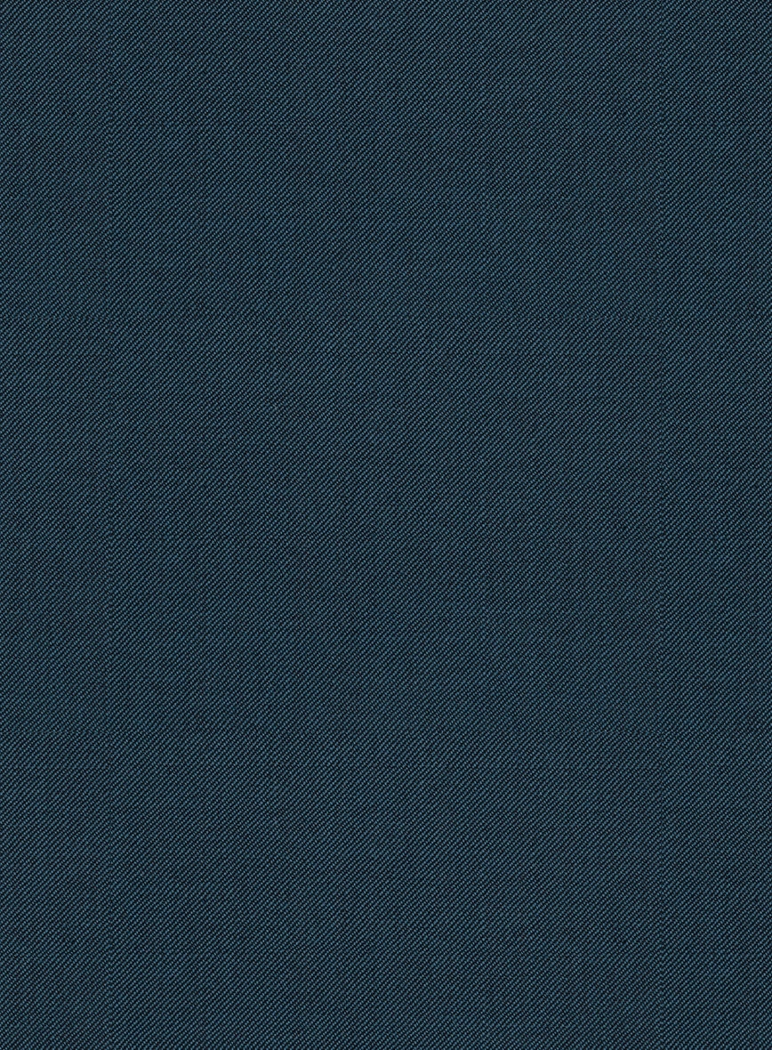 Reda Flexo Teal Blue Wool Suit