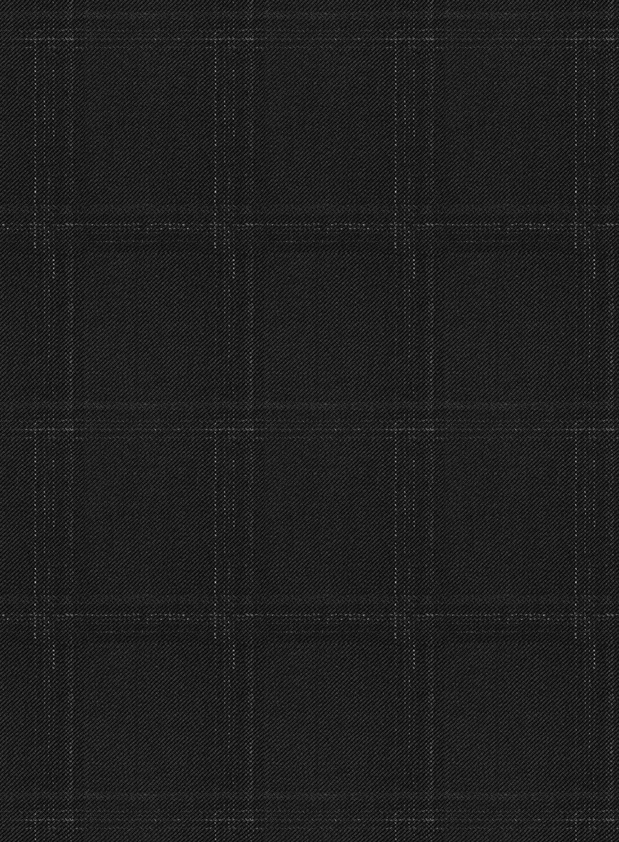 Reda Martes Black Checks Wool Suit