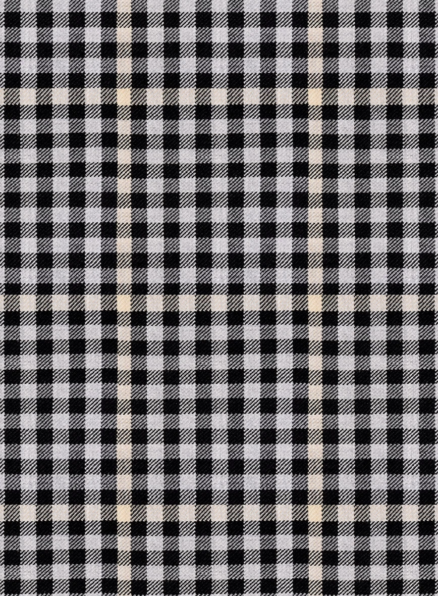 Reda Matio Black Checks Wool Suit