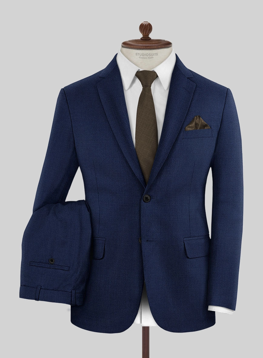Reda Royal Blue Pure Wool Suit