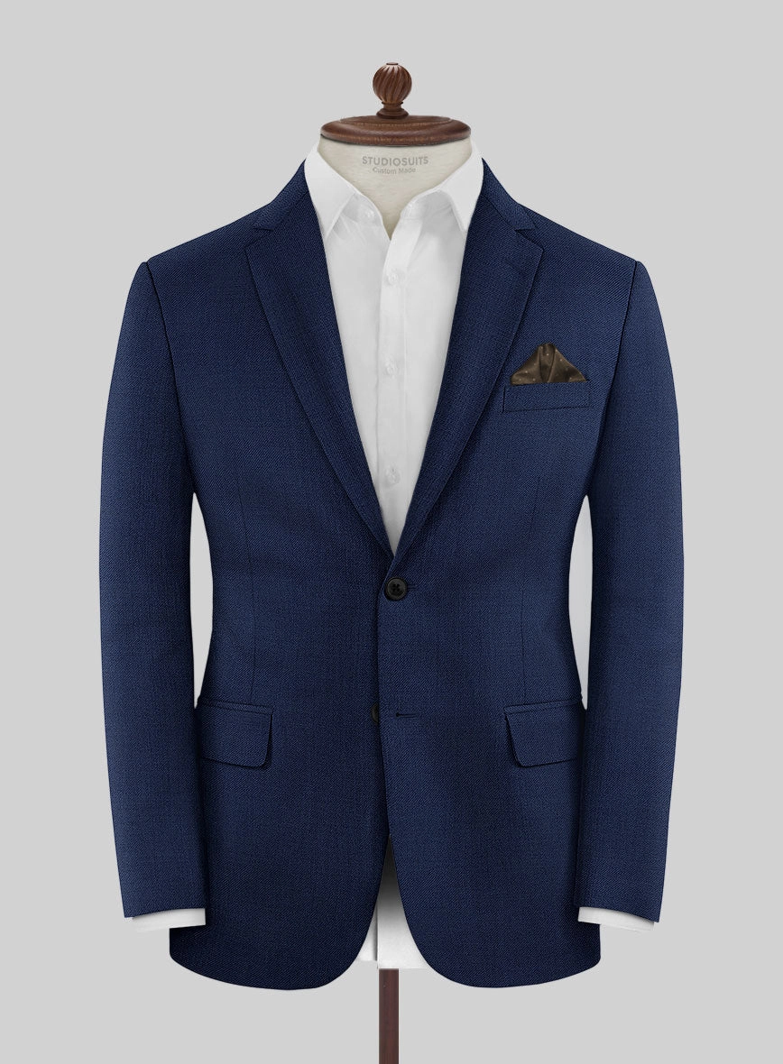 Reda Royal Blue Pure Wool Suit