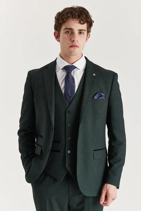 Regent 3 Piece Prince Of Wales Checked Suit