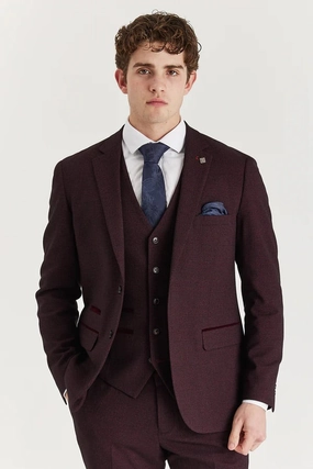 Regent 3 Piece Prince Of Wales Checked Suit