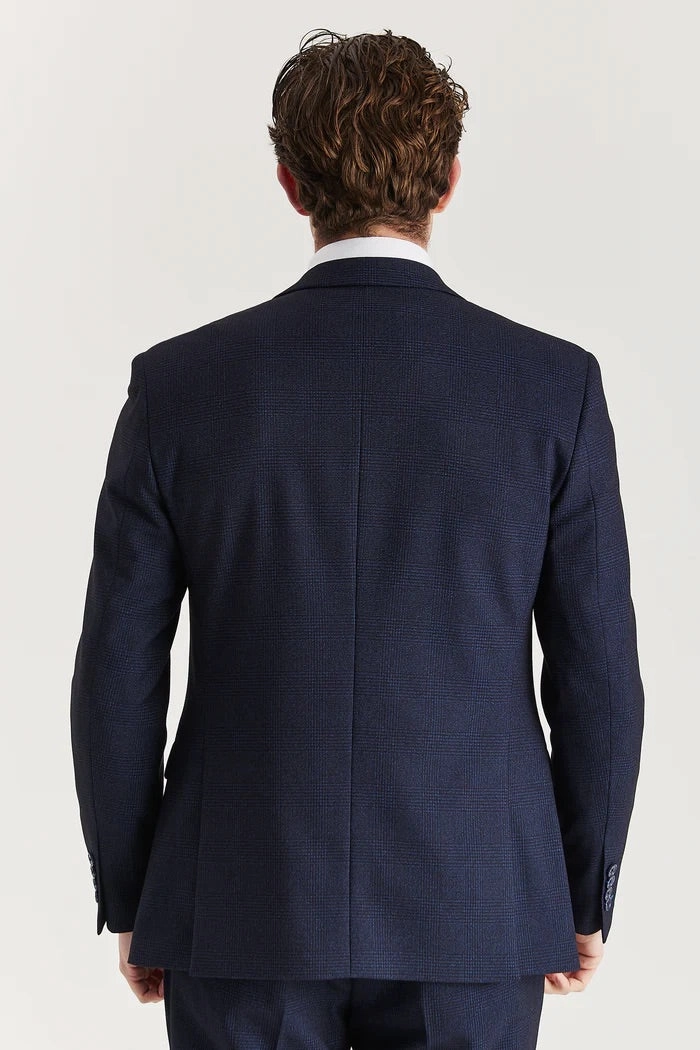Regent 3 Piece Prince Of Wales Checked Suit