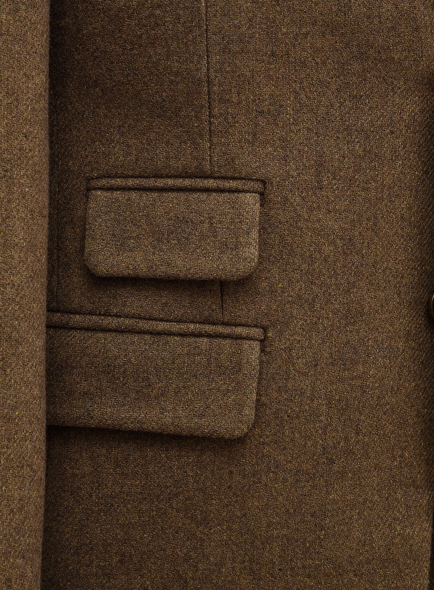 Royal Brown Heavy Tweed 3 Piece Suit