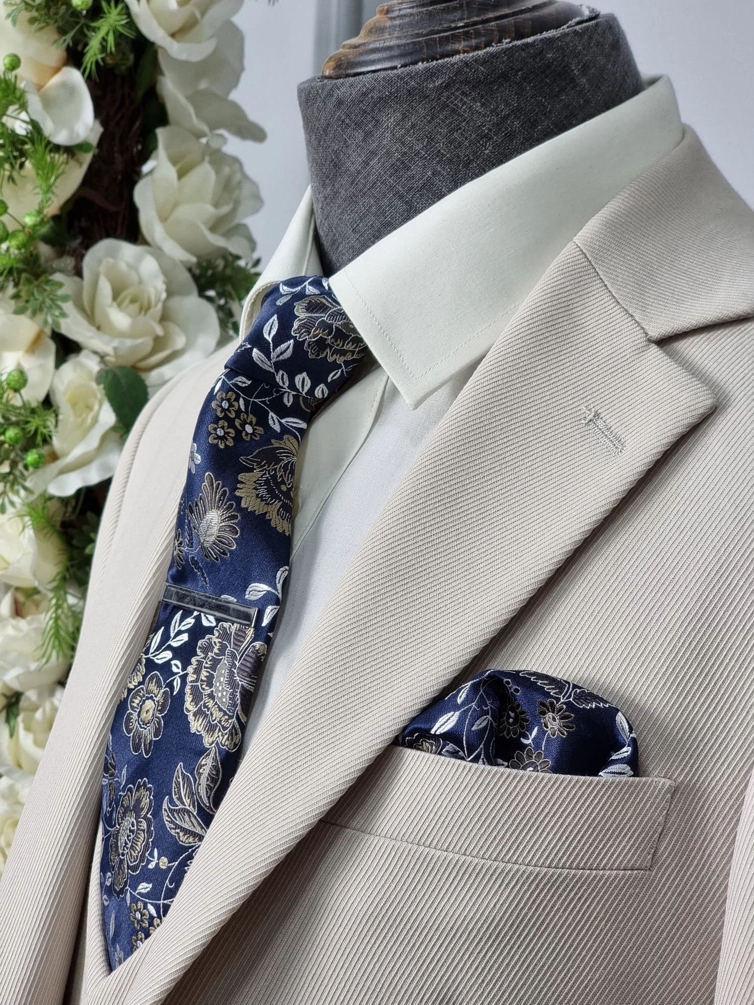 SANDRO - BEIGE 3PC Suit
