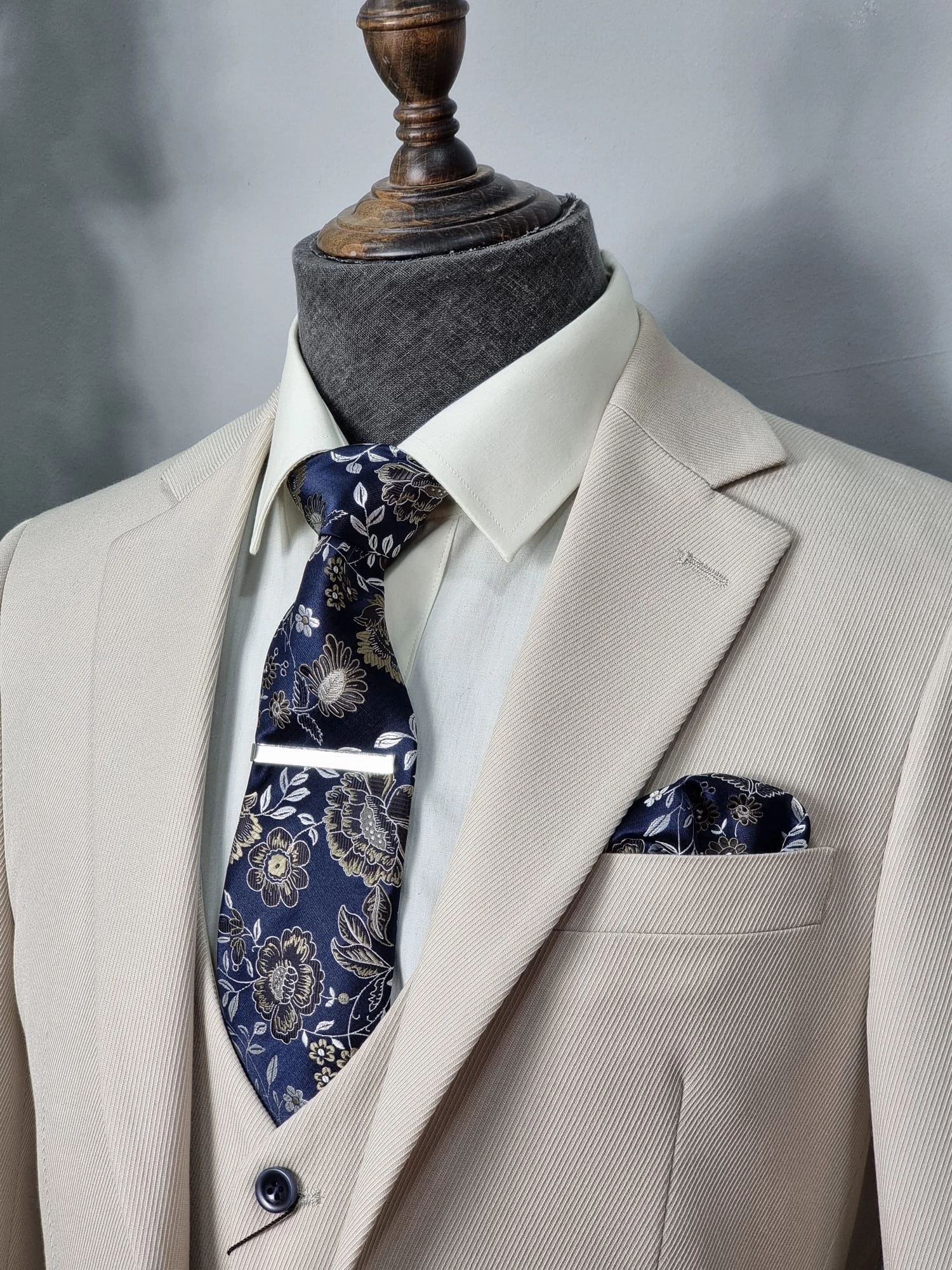 SANDRO - BEIGE 3PC Suit