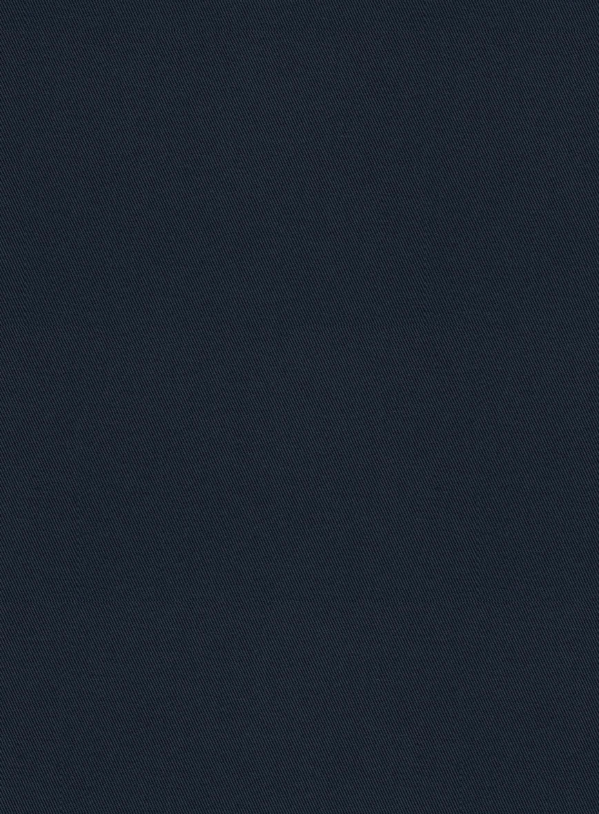 Scabal Dark Navy Cashmere Cotton Suit
