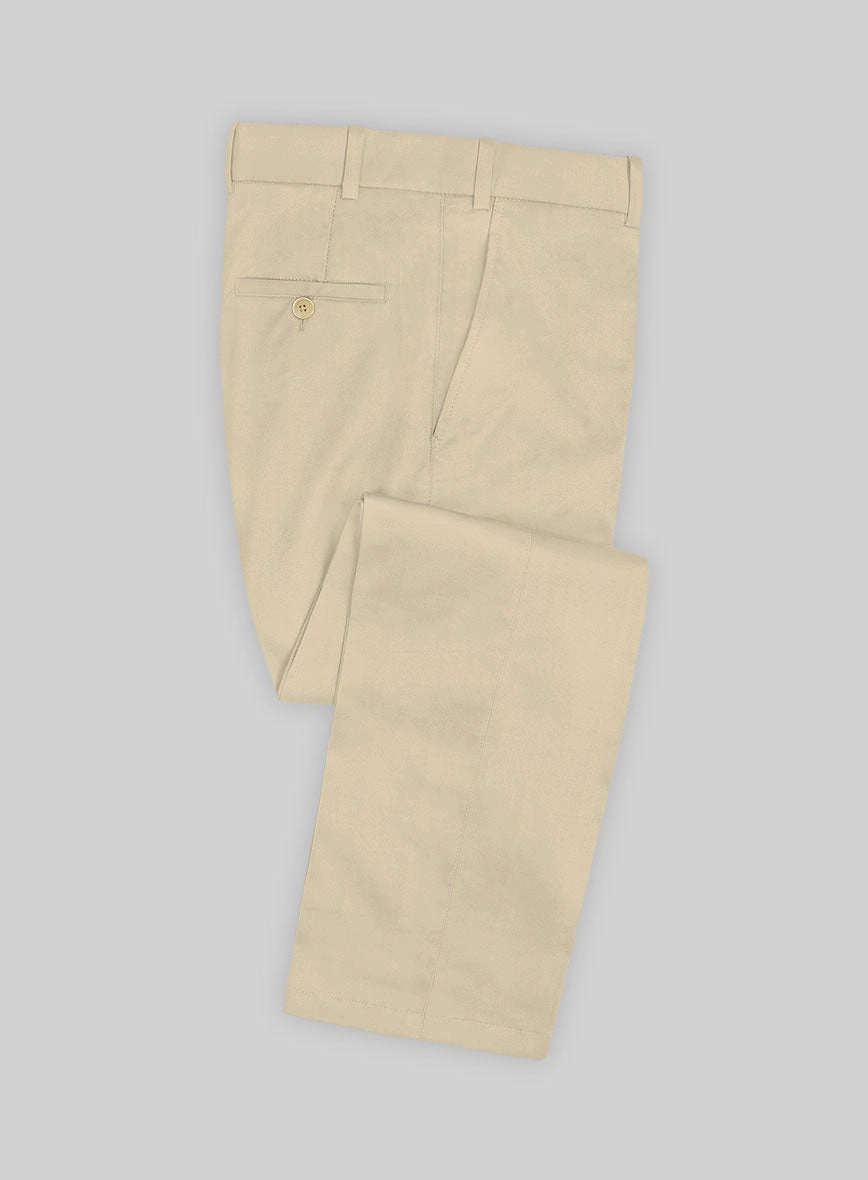 Scabal Khaki Cashmere Cotton Suit