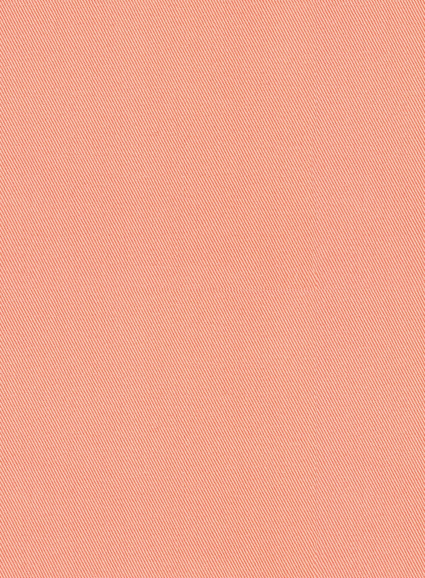 Scabal Peach Cotton Stretch Suit