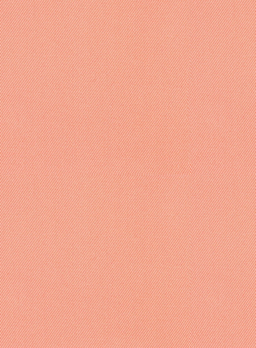 Scabal Peach Cotton Stretch Suit