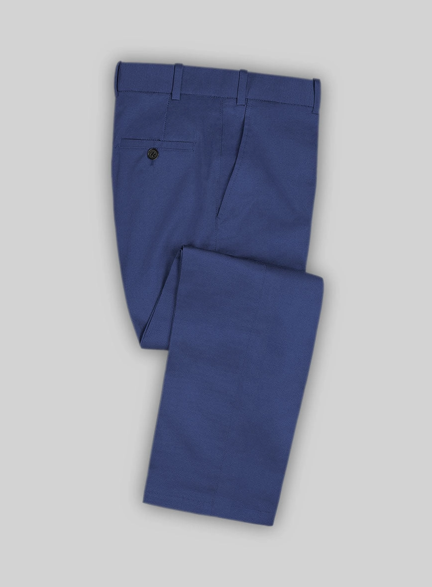 Scabal Royal Blue Cashmere Cotton Suit
