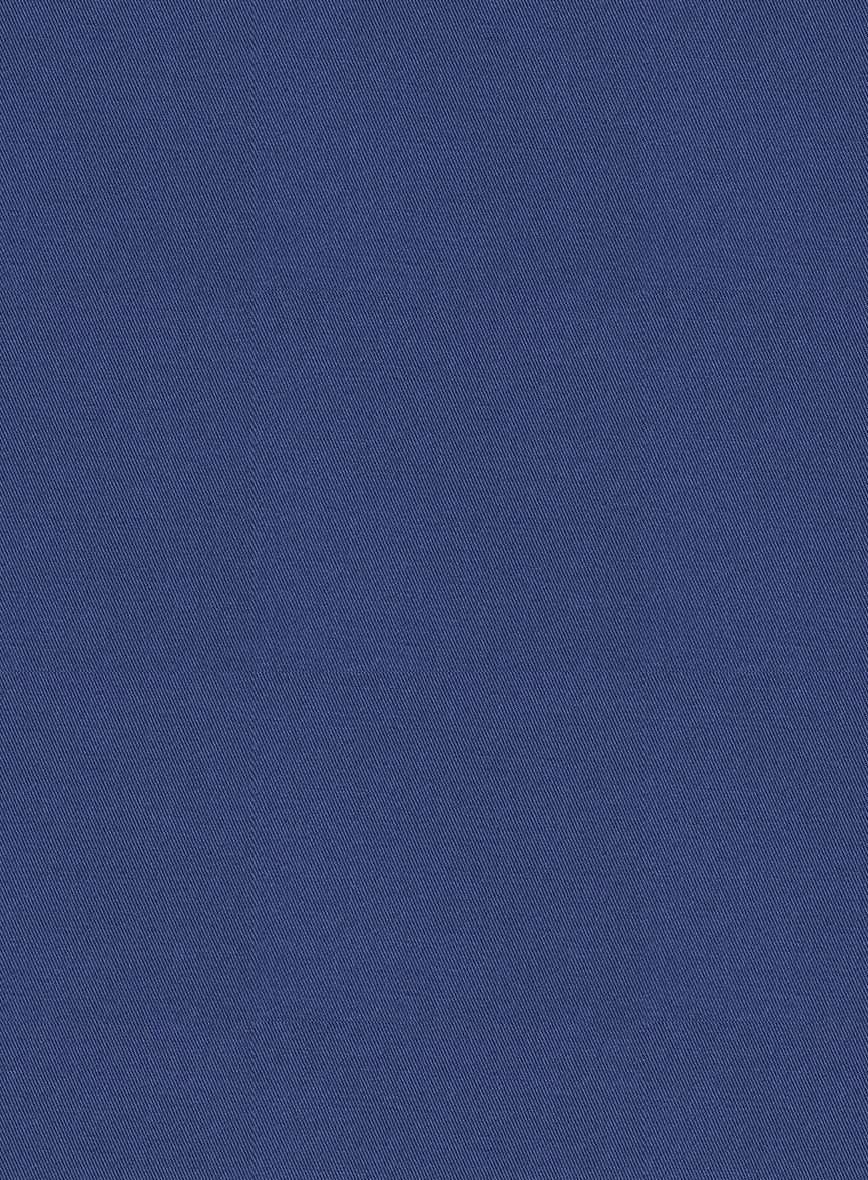 Scabal Royal Blue Cashmere Cotton Suit