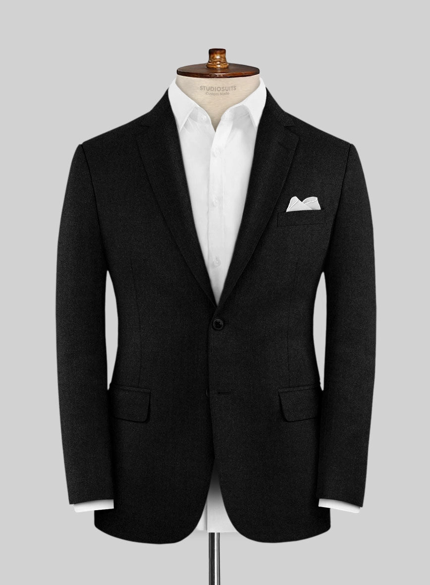 Scabal Sapphire Black Wool Suit