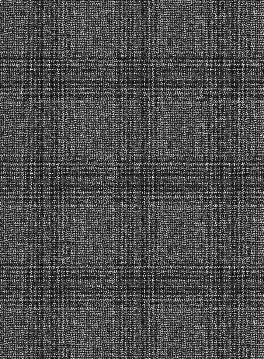 Scabal Sapphire Glen Gray Wool Suit