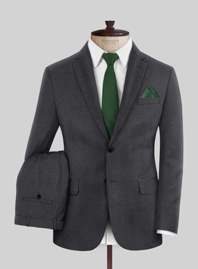 Scabal Sapphire Gray Wool Suit