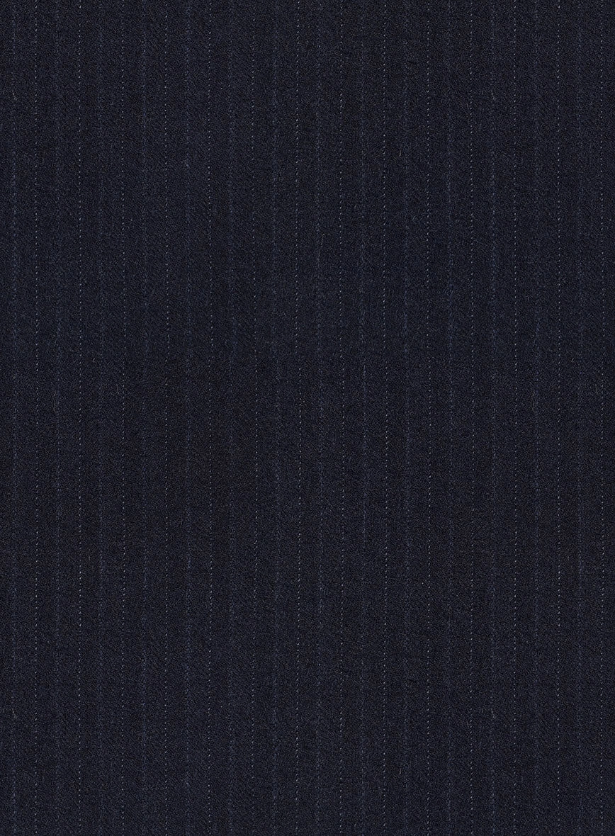 Scabal Sapphire Pinstripe Navy Wool Suit