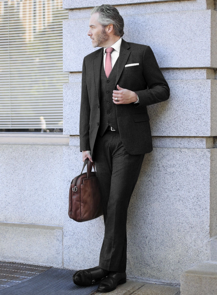 Scabal Sapphire Xelo Gray Wool Suit