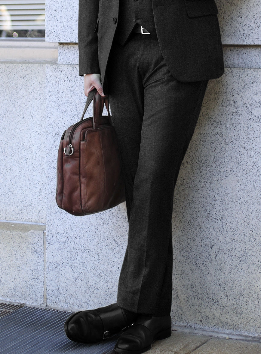 Scabal Sapphire Xelo Gray Wool Suit