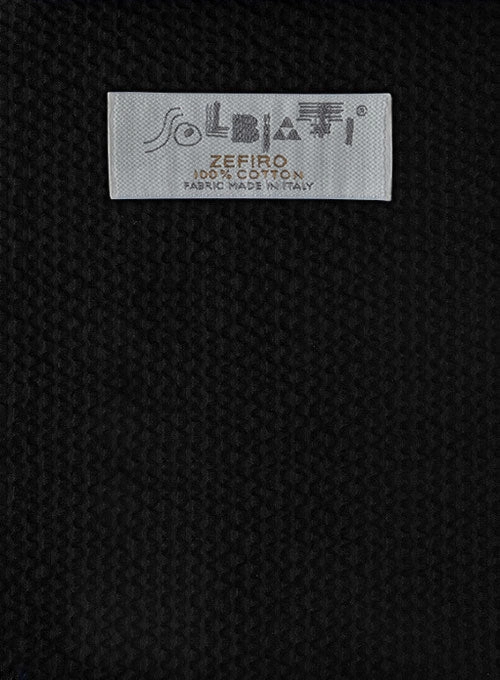 Solbiati Black Seersucker Suit