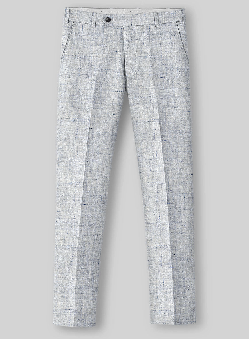 Solbiati Cloudweave Blue Linen Suit