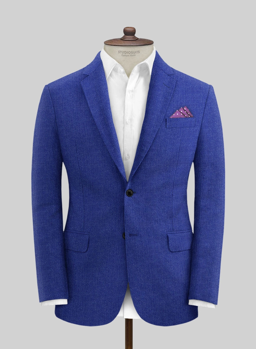 Solbiati Cobalt Blue Linen Suit