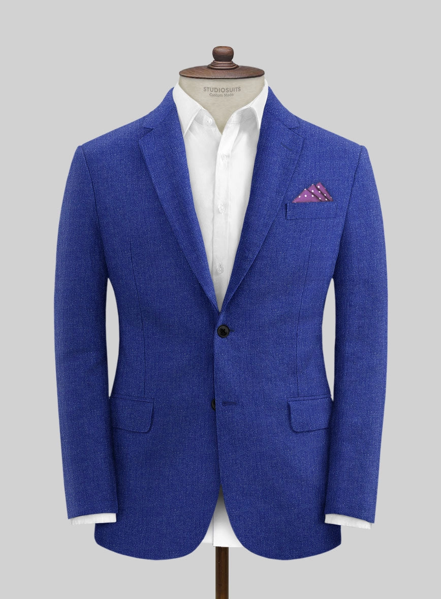 Solbiati Cobalt Blue Linen Suit