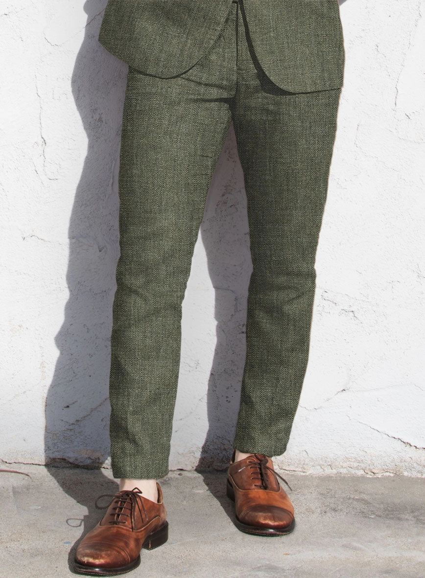 Solbiati Dew Green Linen Suit