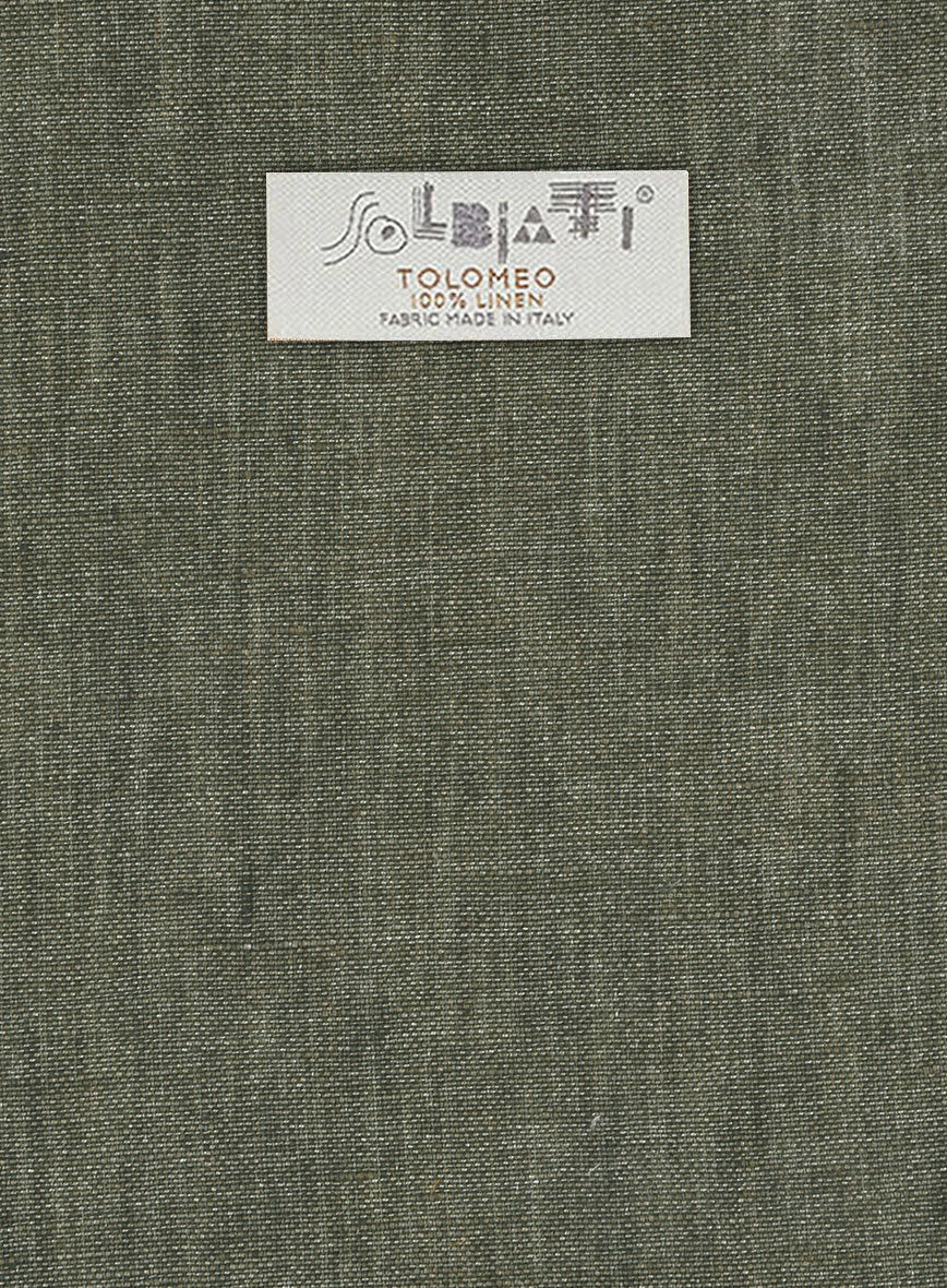 Solbiati Dew Green Linen Suit