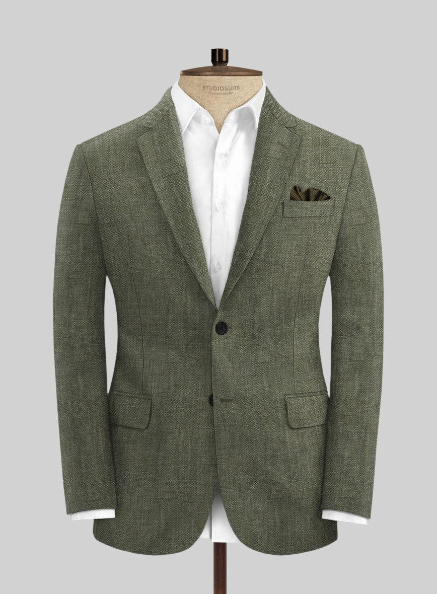 Solbiati Dew Green Linen Suit