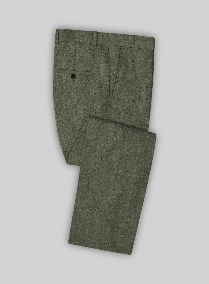 Solbiati Dew Green Linen Suit
