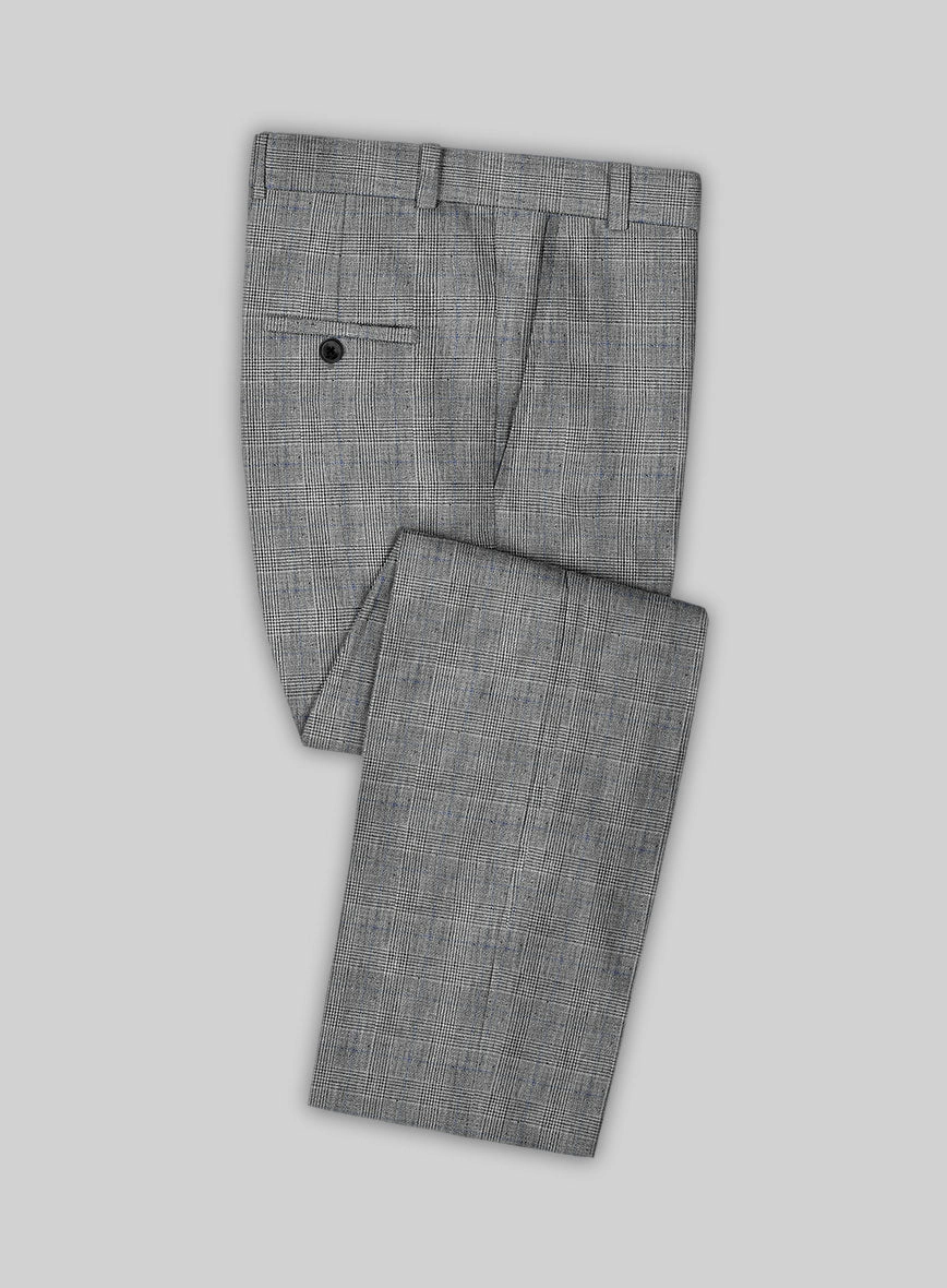 Solbiati Gray Glen Linen Suit