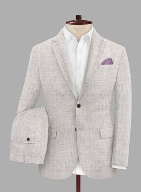Solbiati Haze Beige Linen Suit