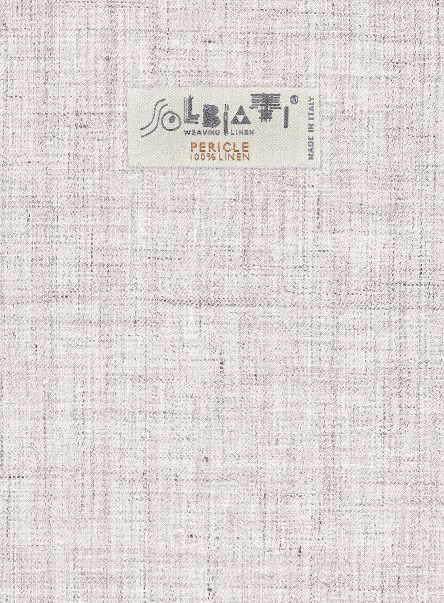 Solbiati Haze Beige Linen Suit
