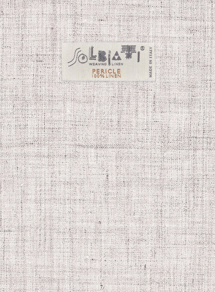 Solbiati Haze Beige Linen Suit