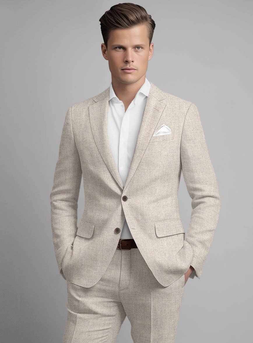 Solbiati Pericle Beige Linen Suit