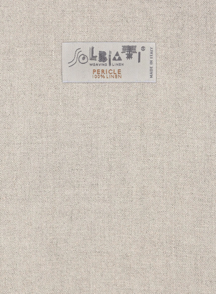 Solbiati Pericle Beige Linen Suit