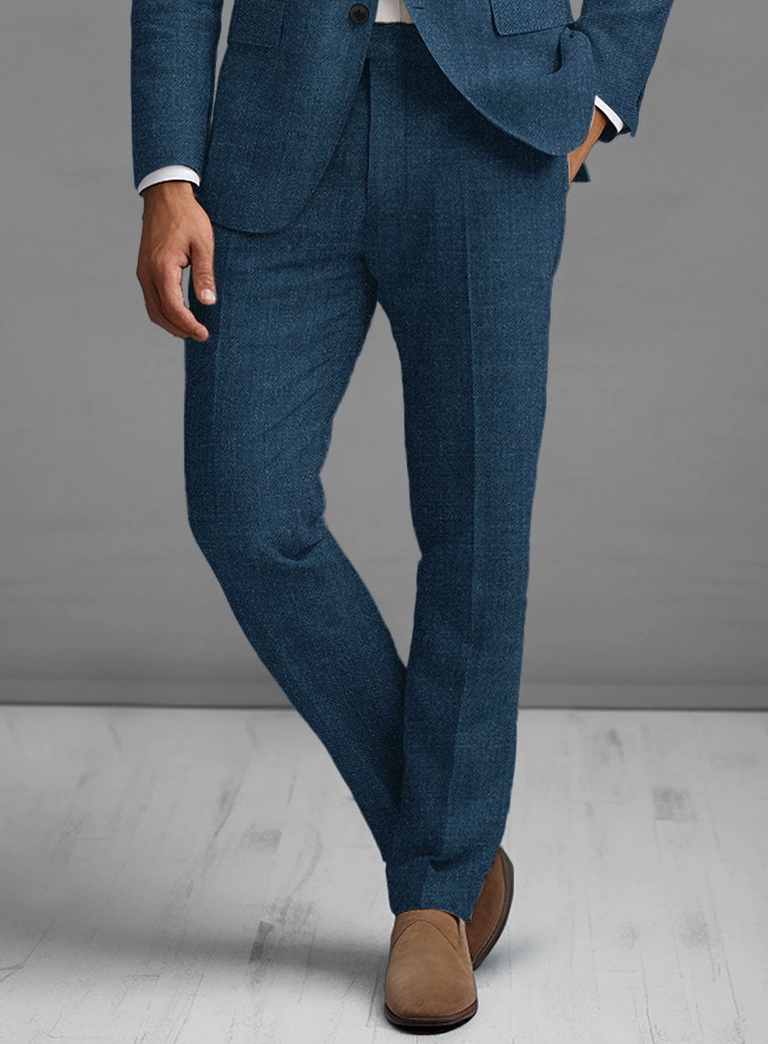 Solbiati Pericle Casa Blue Linen Suit