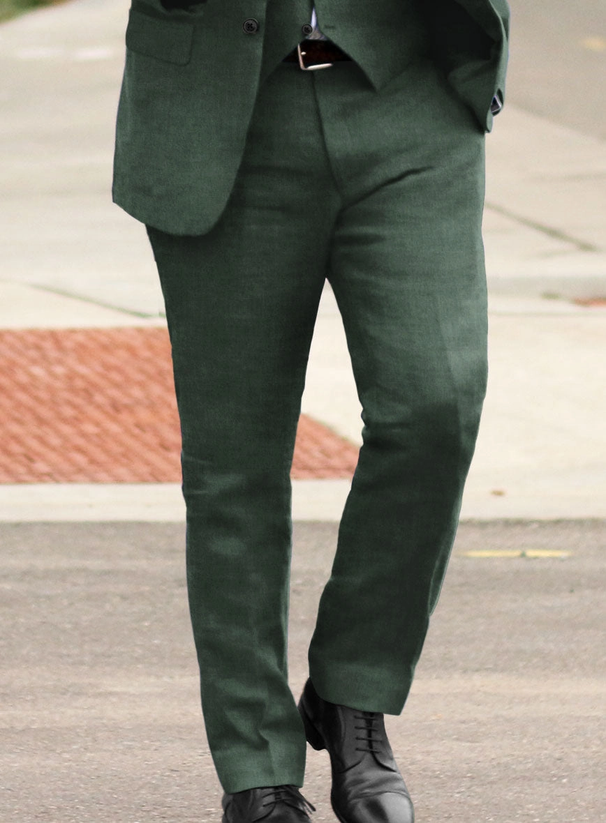 Solbiati Pericle Green Linen Suit