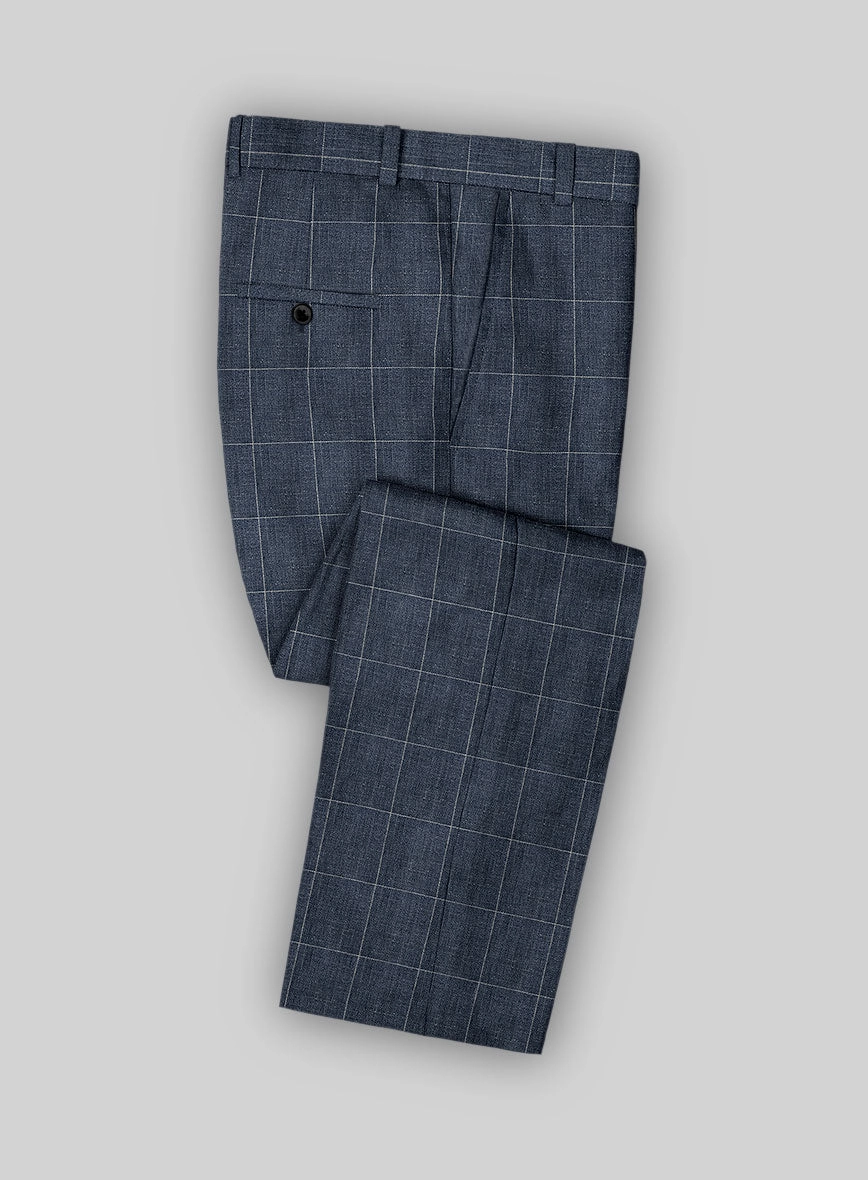 Solbiati Piazza Indigo Linen Suit