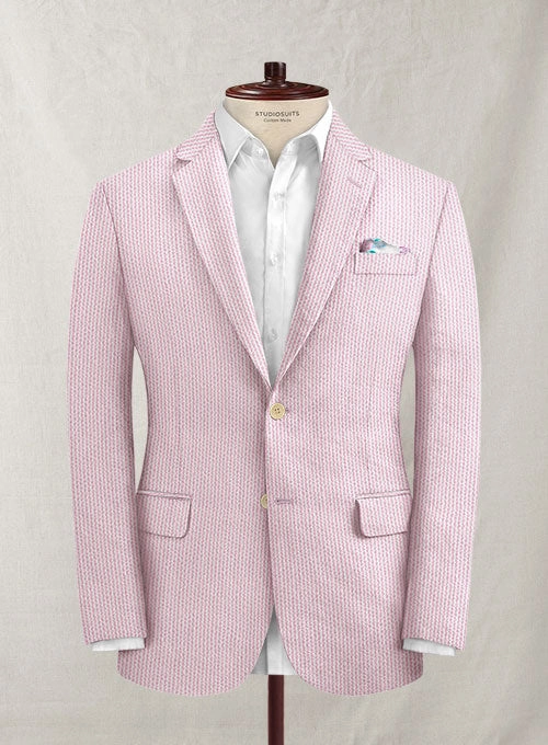 Solbiati Pink Seersucker Suit