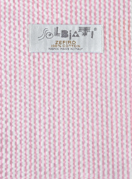 Solbiati Pink Seersucker Suit