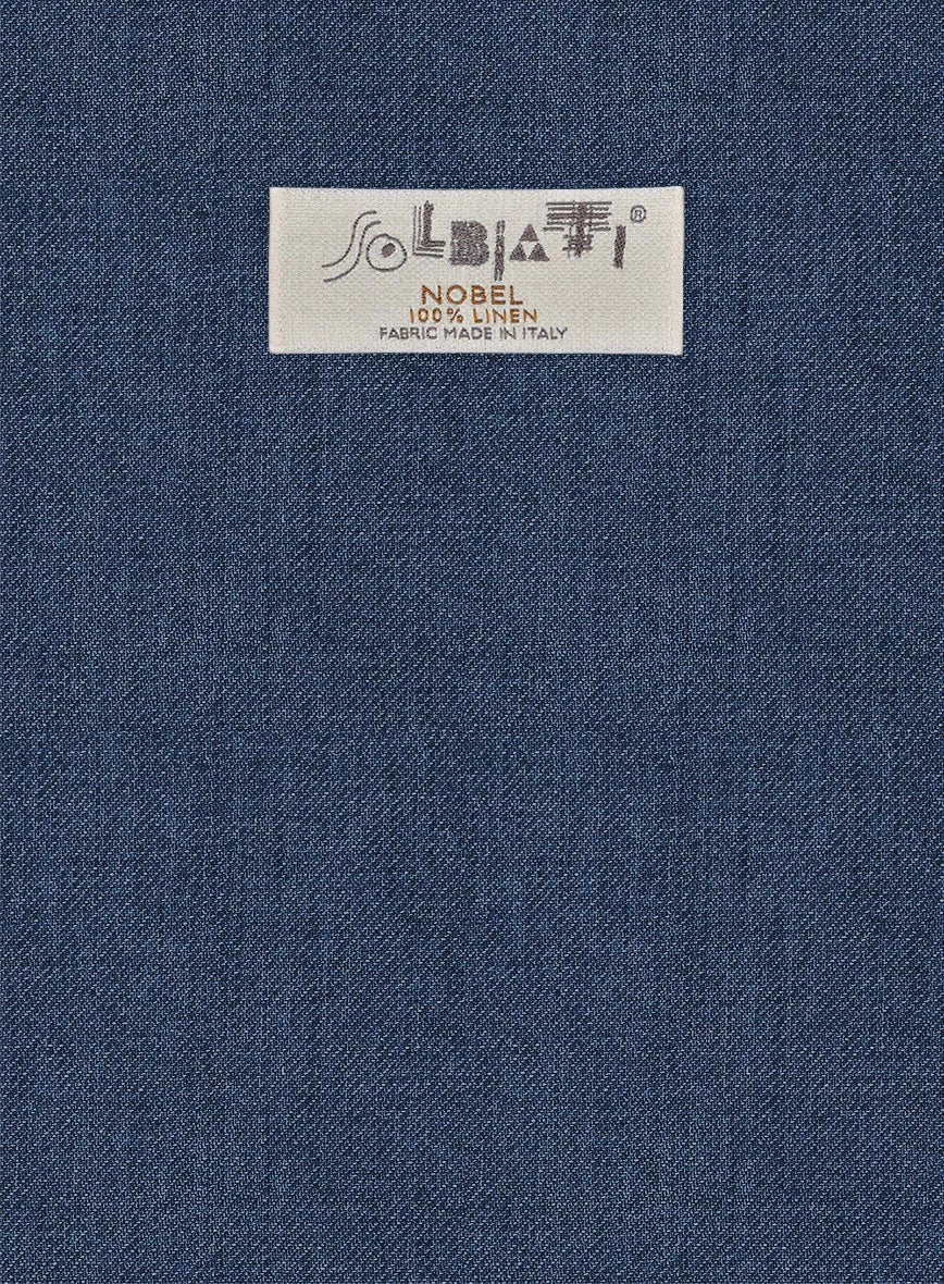 Solbiati Twill Indigo Linen Suit